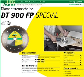 Diamanttrennscheibe-Diamantscheibe-Winkelschleifer-Harte-Bodenfliesen-Porzellan-Harte-Wandfliesen-Hartes-Feinsteinzeug-Keramik-DT900FP-Spezial-125mm