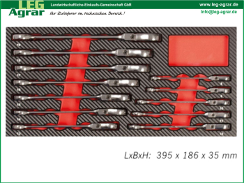 LEG-Einlage--GEARTECH-Ratschenschlüssel-flexibel-metrisch-Werkstattwagen-5999-052