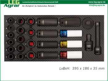 LEG-Einlage-Werkstattwagen-Schlag-Steckschlüssel-Einsätze-metrisch-5999-151