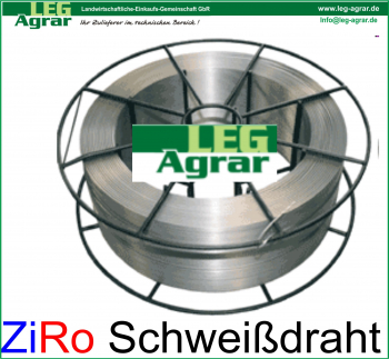 ZiRo Schweißdraht ideal für verzinkte und angerostete Metalle