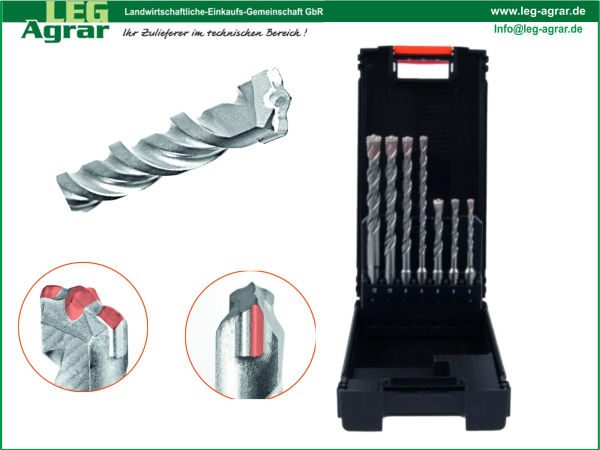 Hammerbohrer 4 PLUS Satz, 7-tlg.