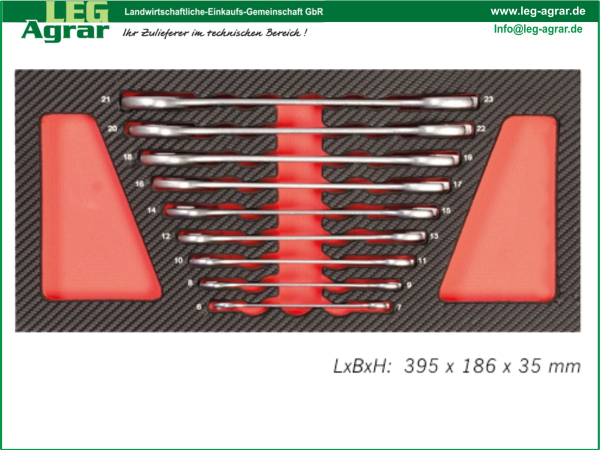 LEG-Einlage-Doppelgabelschlüssel-metrisch-Werkstattwagen-5999-021