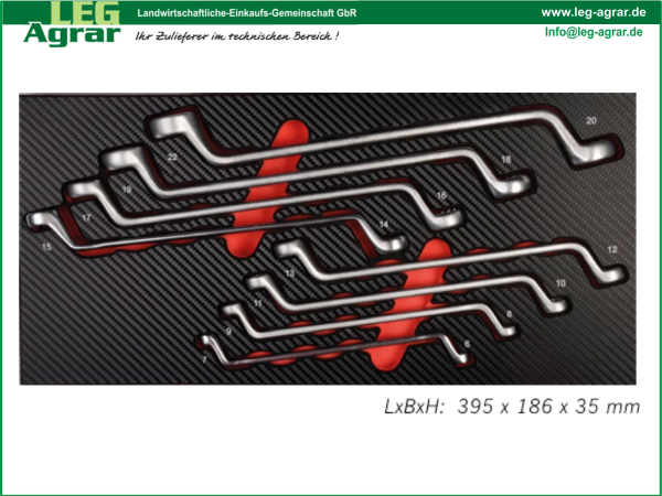LEG-Einlage-Werkstattwagen--Doppelringschlüssel-metrisch-5999-031
