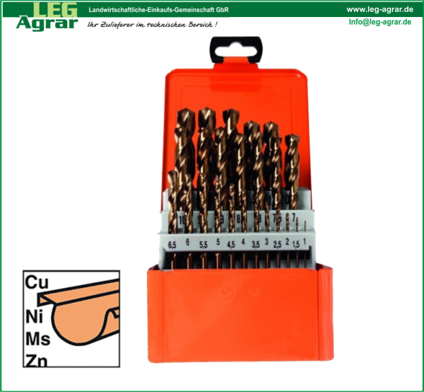 Spiralbohrer-Bohrerkassette-HSS-Co-25tlg-1-13mm-BASIC-60379