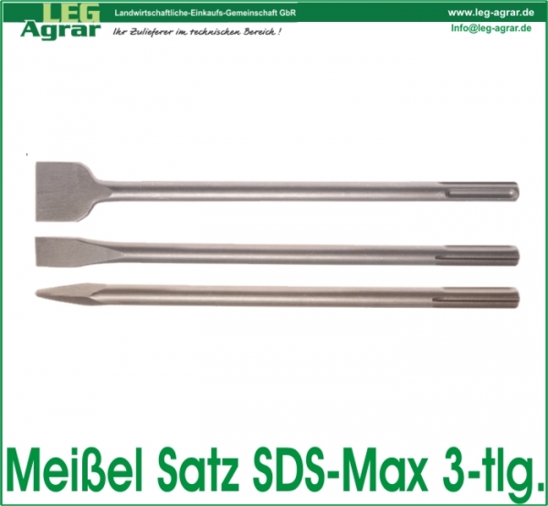 Meißel Satz SDS-Max 3-tlg.