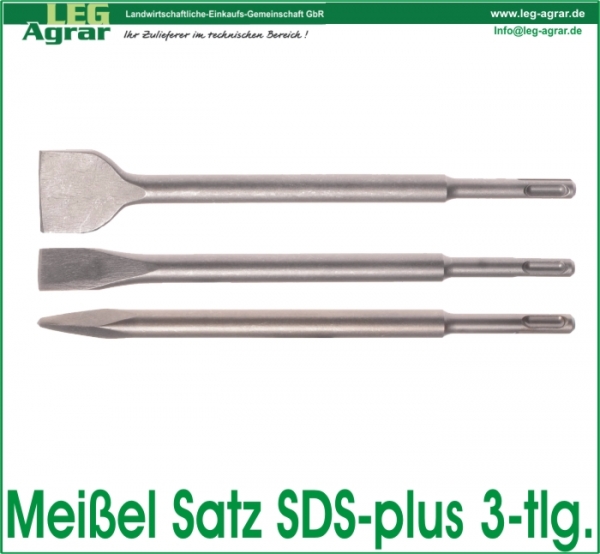 Meißel Satz SDS-plus 3-tlg.