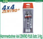 ZENTRO Plus Hammerbohrer-Kassette 3-tlg.