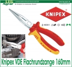 Knipex VDE Flachrundzange mit Schneide