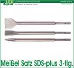 Meißel Satz SDS-plus 3-tlg.